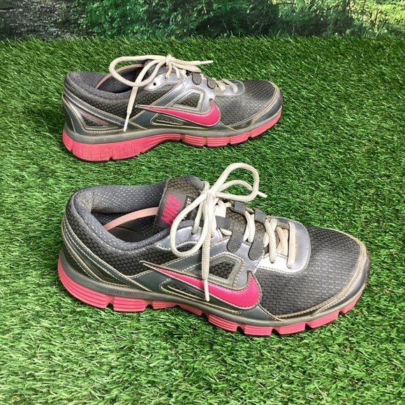 Nike Dual Fusion ST Running Sneakers Shoes Gray Pink 407847-003 9 - Picture 5 of 11